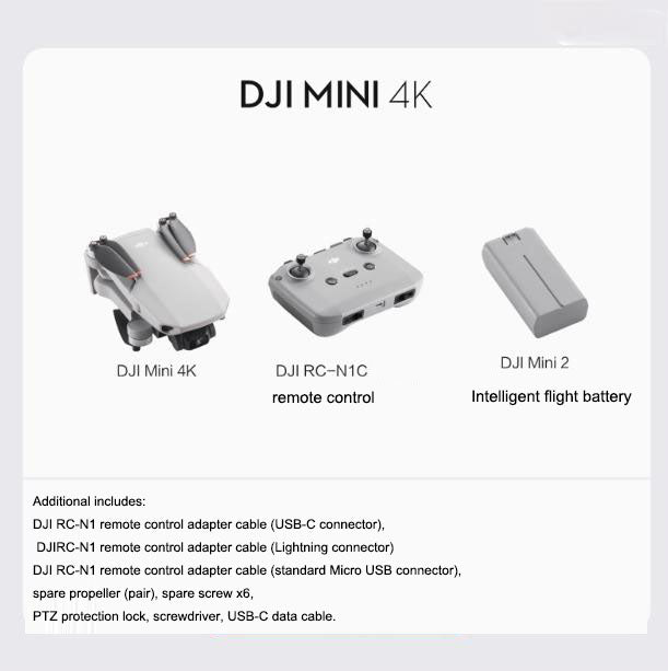DJI Mini 4K Ultra HD Mini Aerial Drone