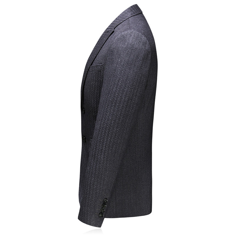 Striped Single Breasted Casual Blazer