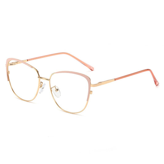 Retro Anti-blue light Metal Glasses