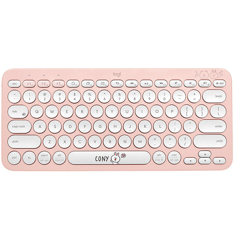 Logitech K380 Mini Bluetooth Wireless Keyboard Tablet Phone Pebble 2 + K390 Set