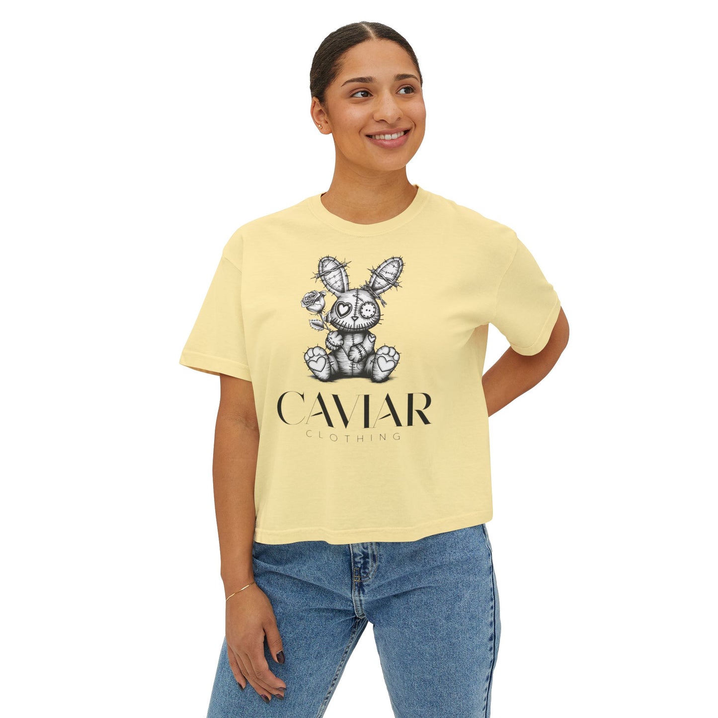 CAVIAR Bunny Boxy Tee