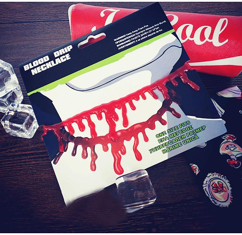 Horror Blood Drip Necklace