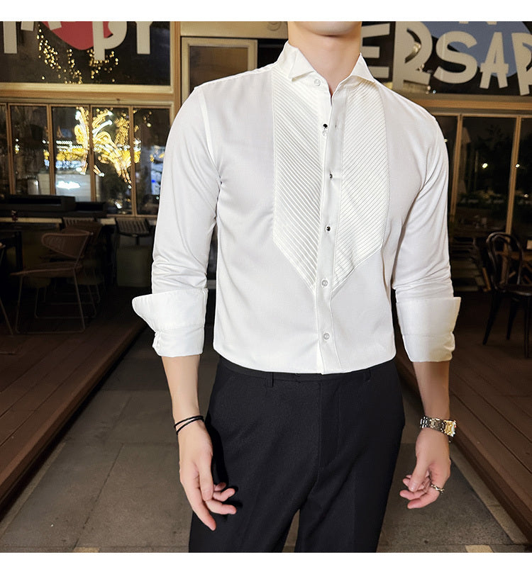 Slim-fit Wedding Formal Button Down