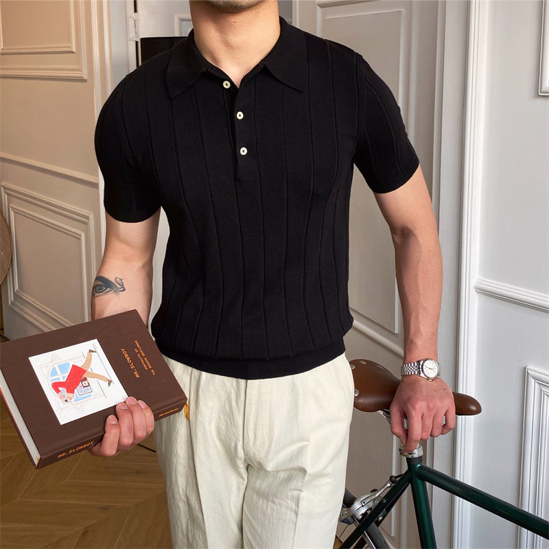 Slim-fit Short-Sleeved POLO Shirt