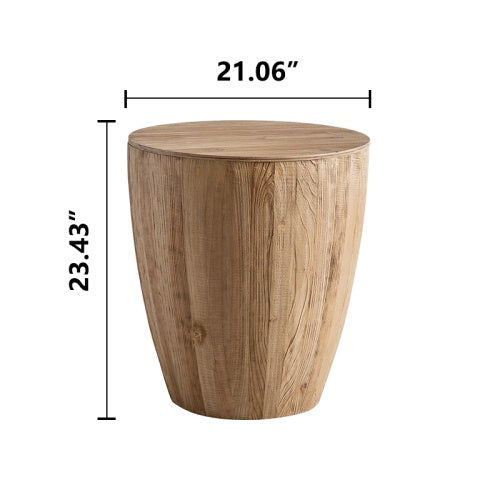 Vintage Bucket Shaped Coffee Table Set