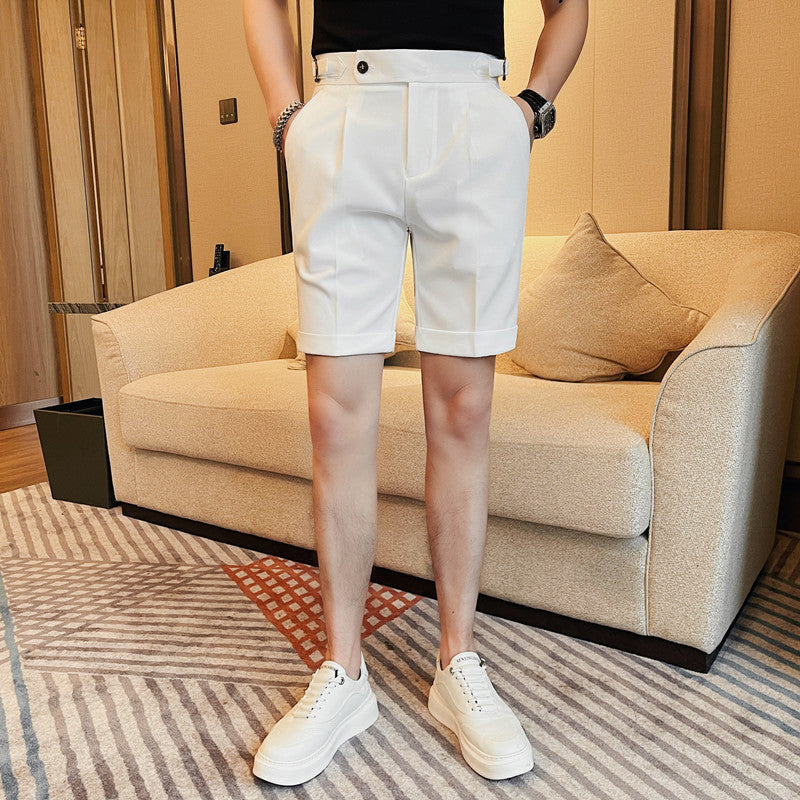 Cuffed Chino Shorts