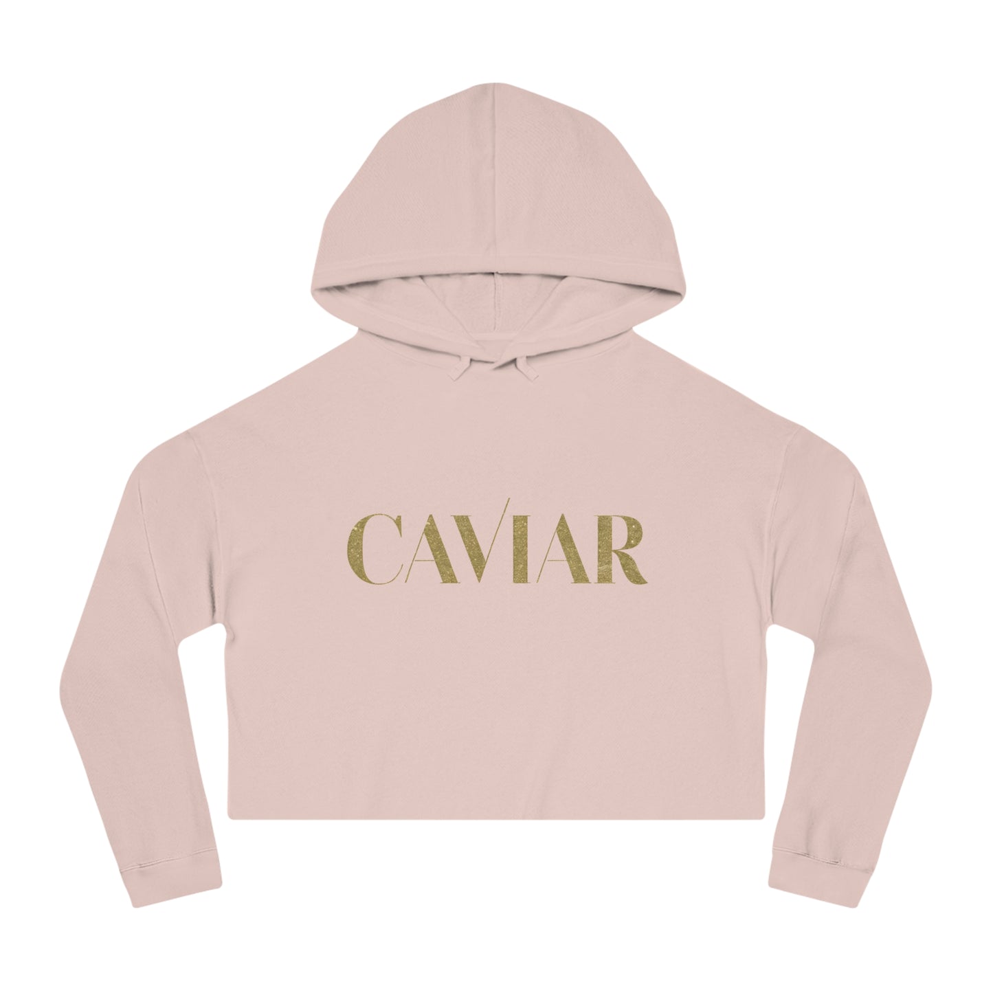 CAVIAR Cropped Hooded Sweatshirt