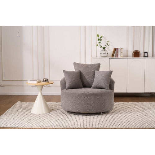 SWIVEL COMPRESSION CHAIR Single-seat Compression Chair, Crochet Yarn Material