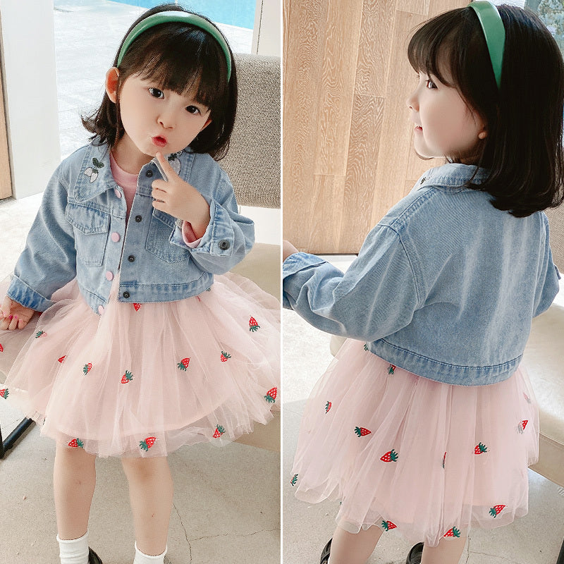 Denim Western Style Autumn Dress