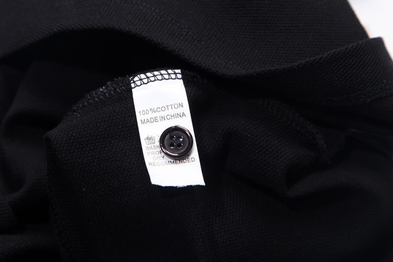 Placket Plaid Short Sleeve Polo