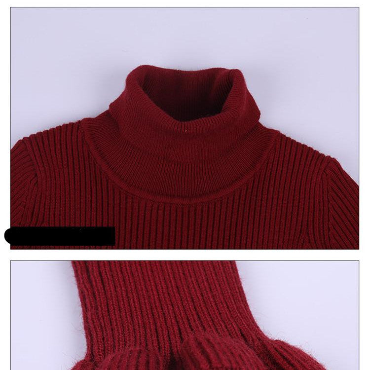 Long Sleeve Turtle neck Dress