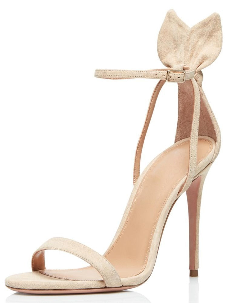 Thin Heeled Rabbit Ear Open Toe High Heels