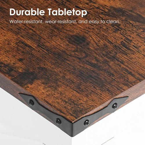 Multi-functional Lifting Dining Coffee Table - Vintage White