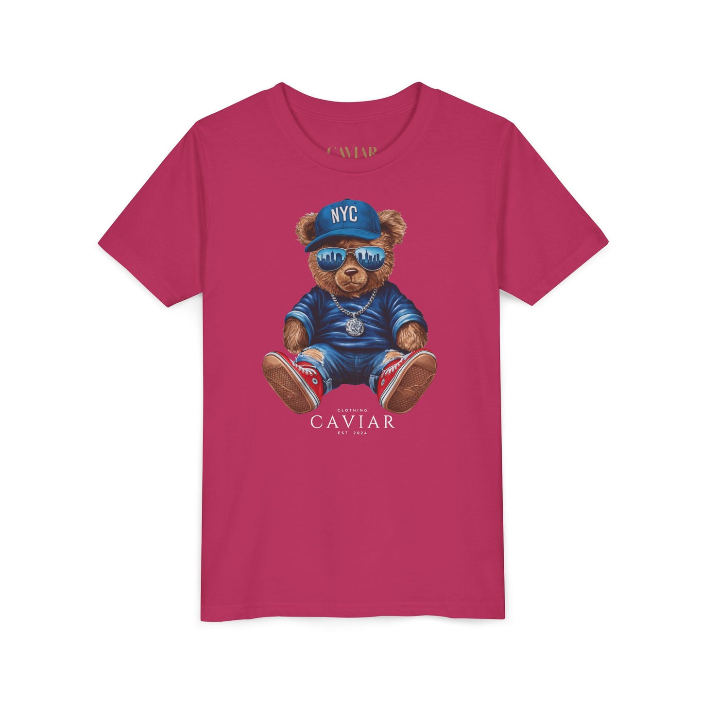 CAVIAR Teddy Bear NYC Girls Tee