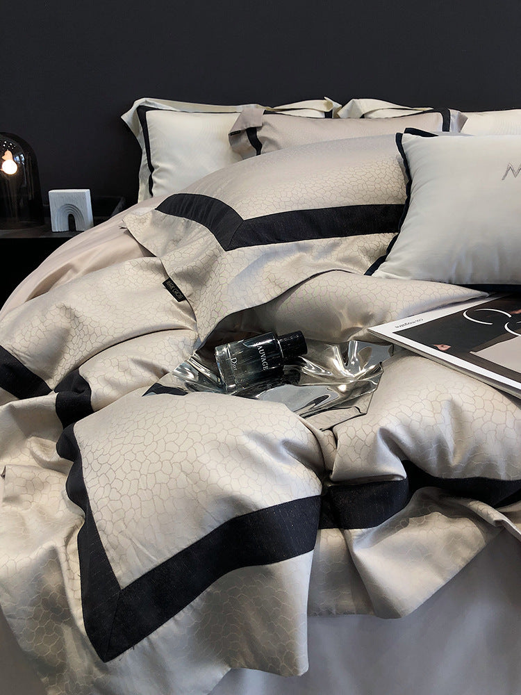 MARK CROSS Minimalist Tencel Cotton Four-piece Bed Set