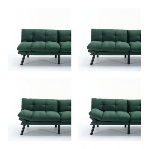 Convertible Folding Sofa Bed - Emerald