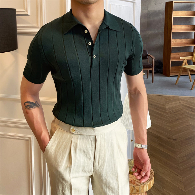 Slim-fit Short-Sleeved POLO Shirt