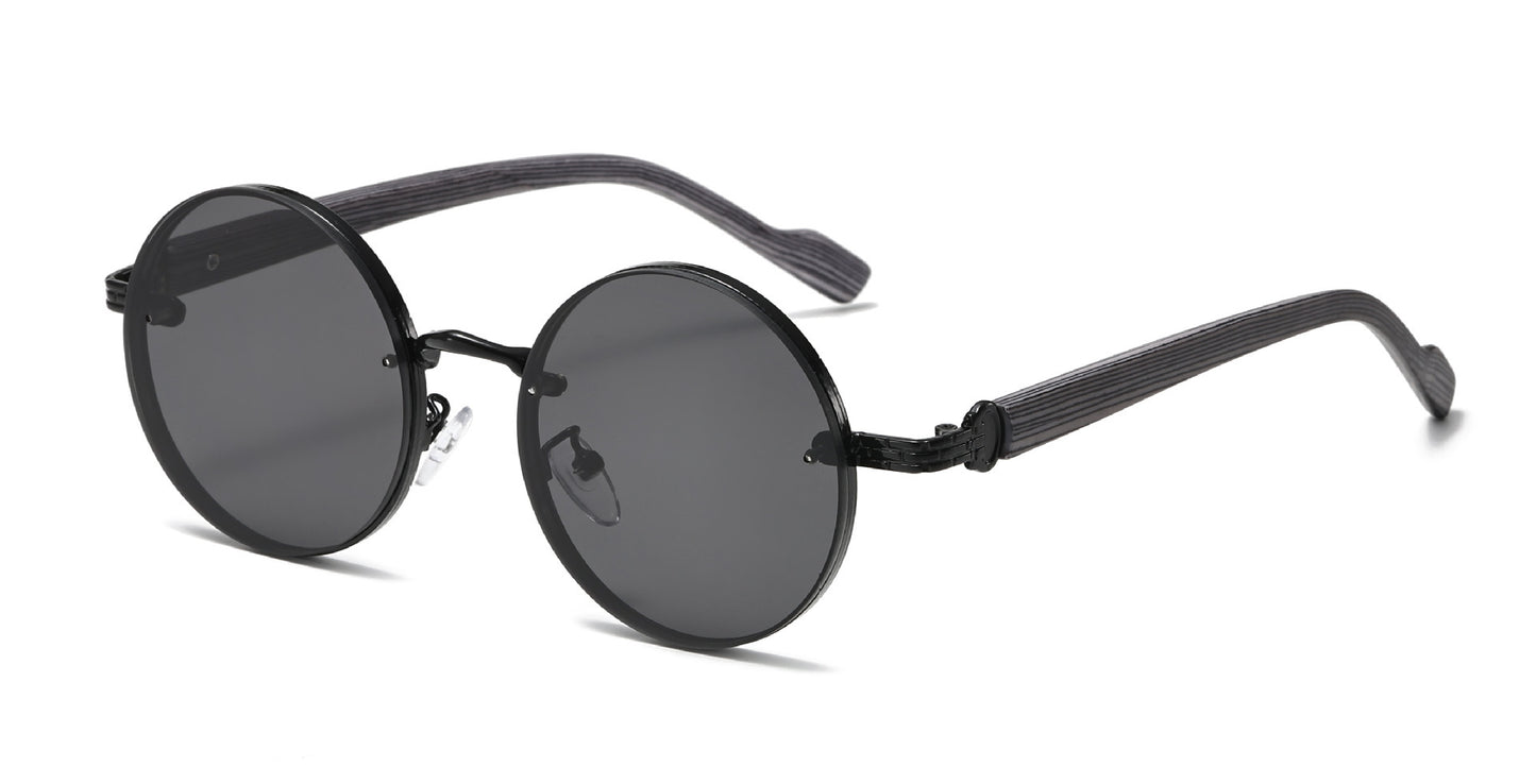 Metal Round Frame Sunglasses