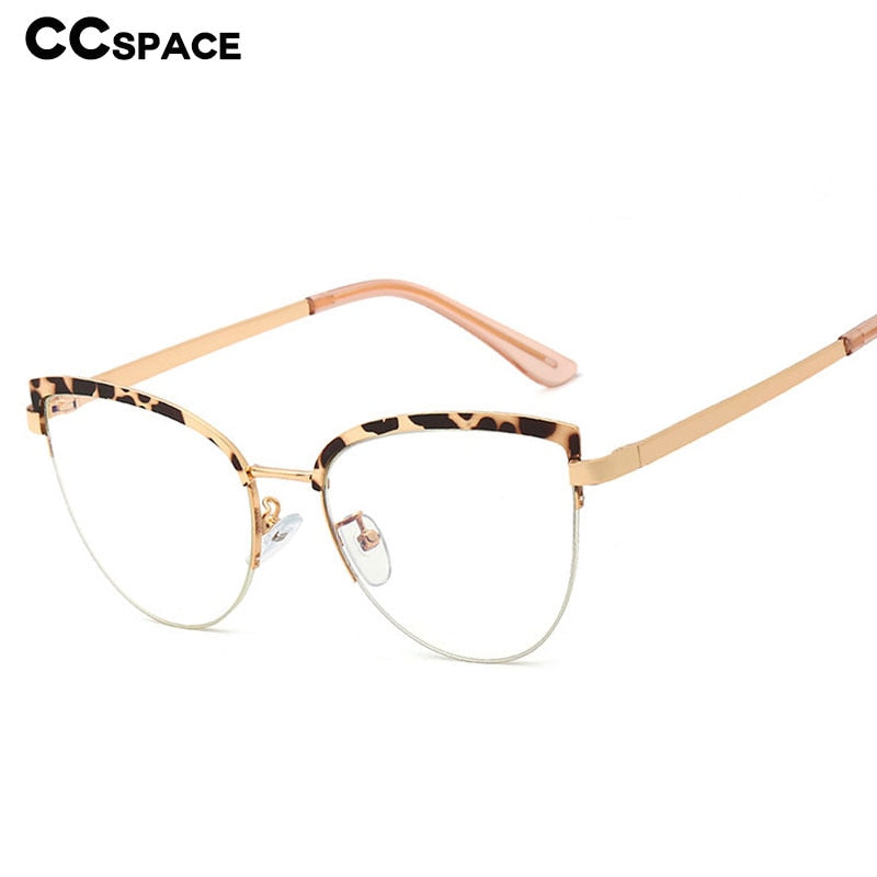 Vintage Cat Eye Anti-blue Light Metal Glasses