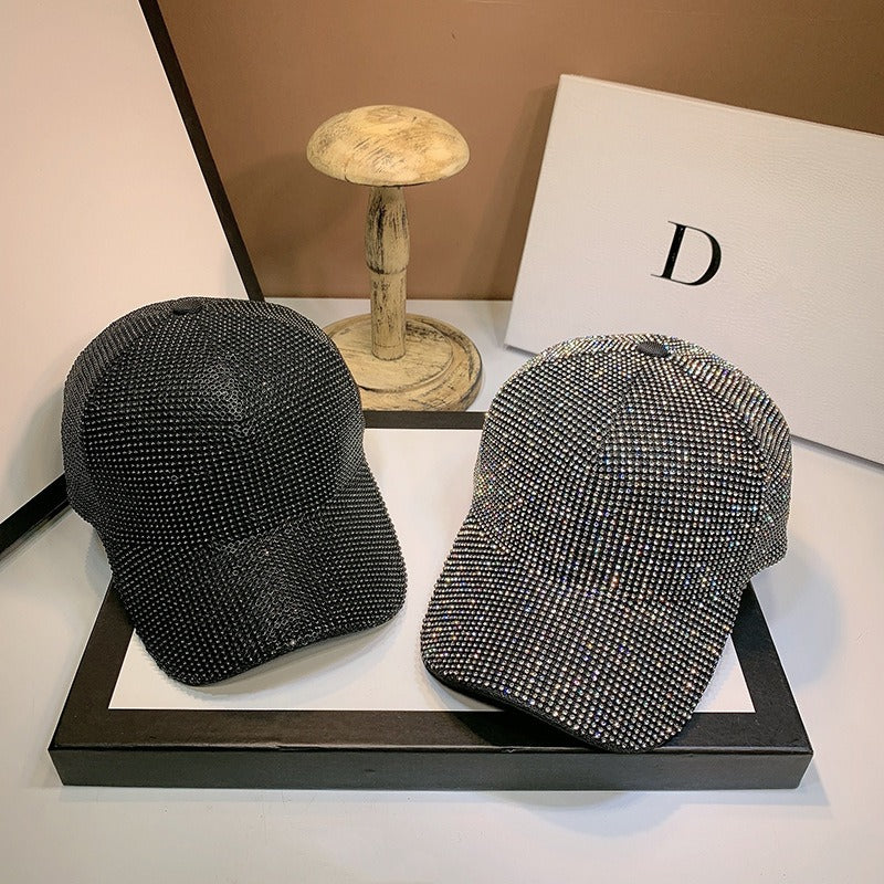 Heavy Handmade Rhinestone Full of Diamonds Baseball Cap