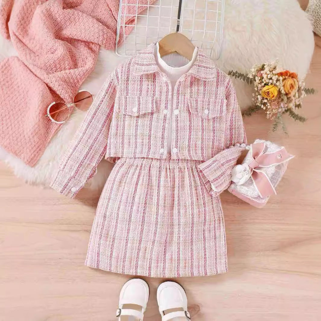 Turtleneck Top Skirt Outfit