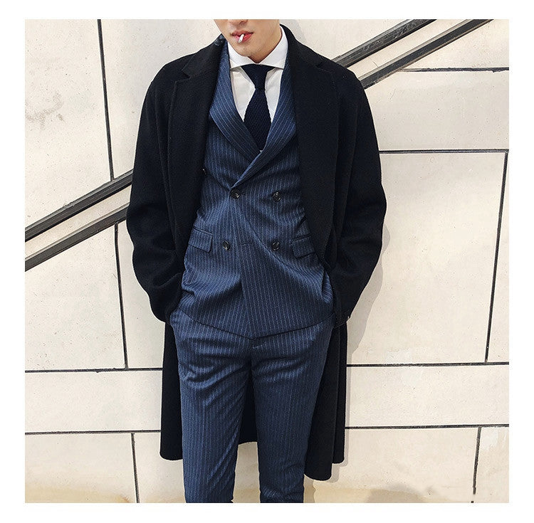 British Style Double Breasted Three Piece suit