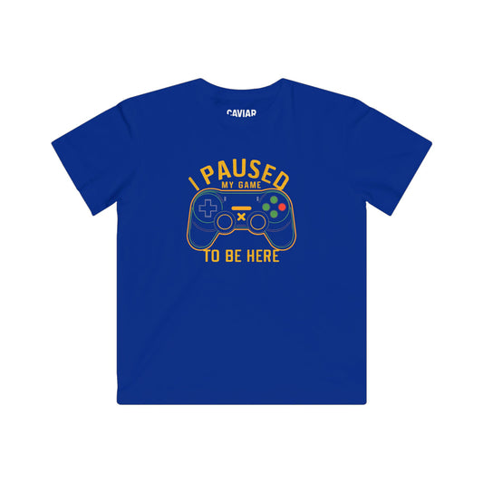 CAVIAR "Paused My Game to Be Here" Boys Tee