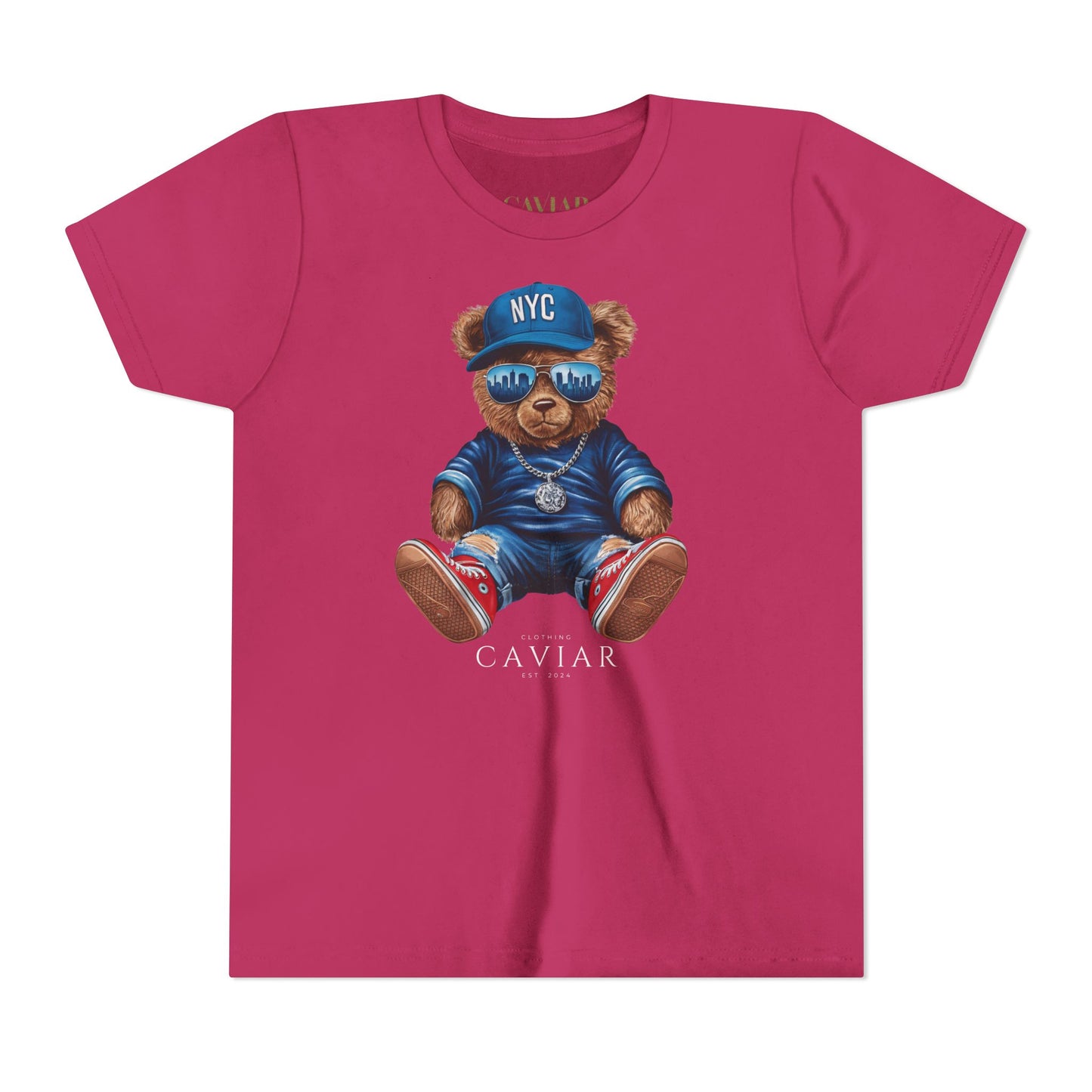 CAVIAR Teddy Bear NYC Girls Tee
