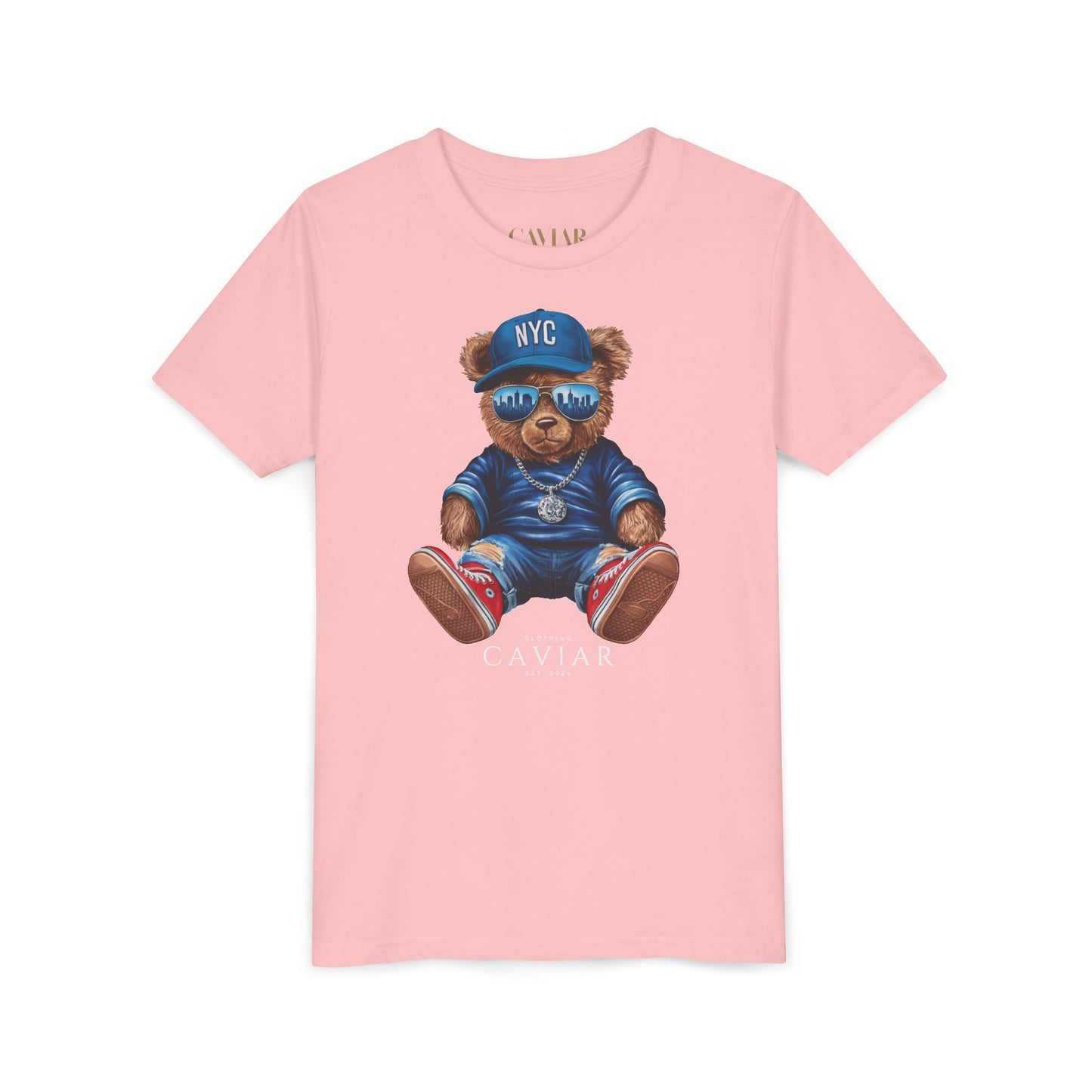 CAVIAR Teddy Bear NYC Girls Tee