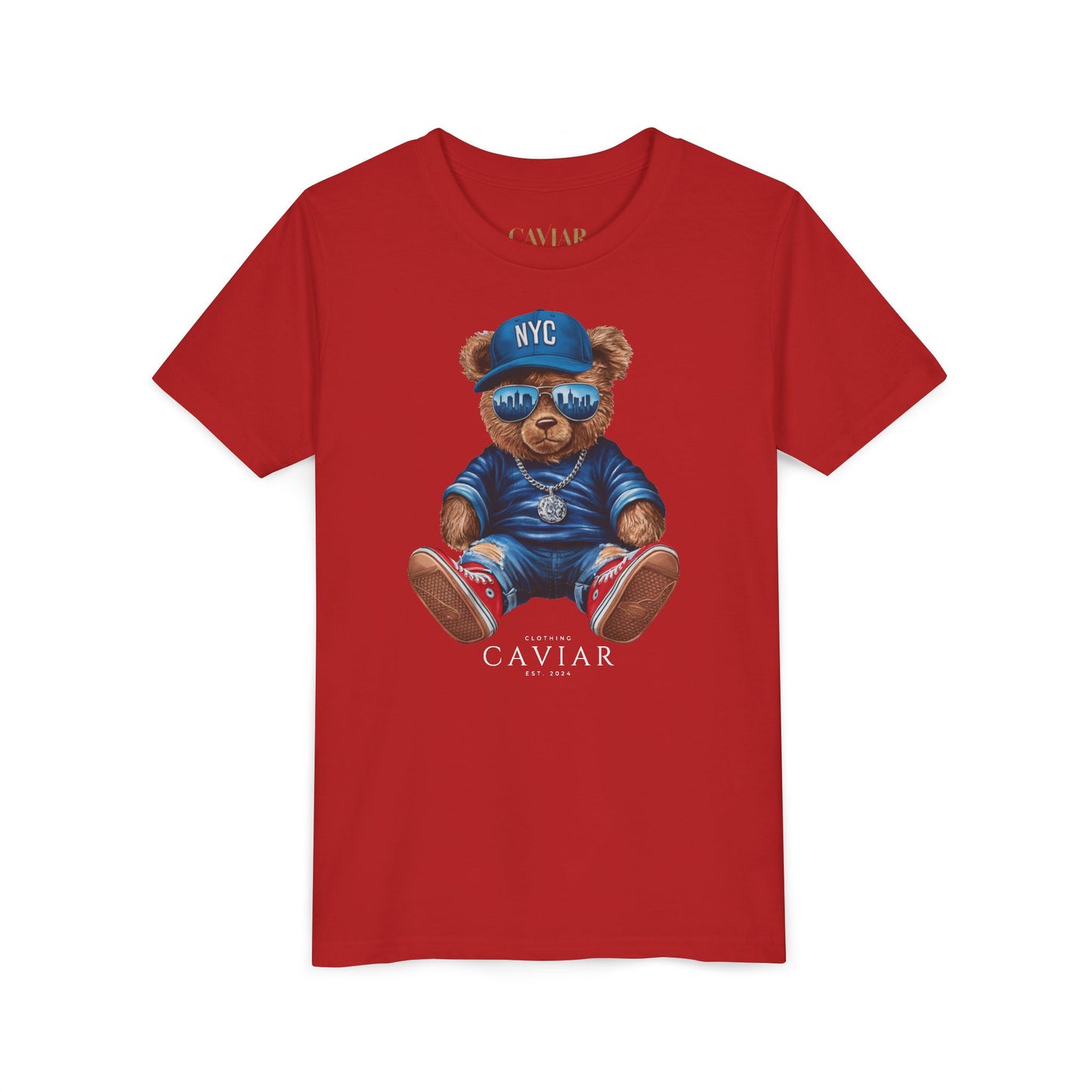 CAVIAR Teddy Bear NYC Girls Tee