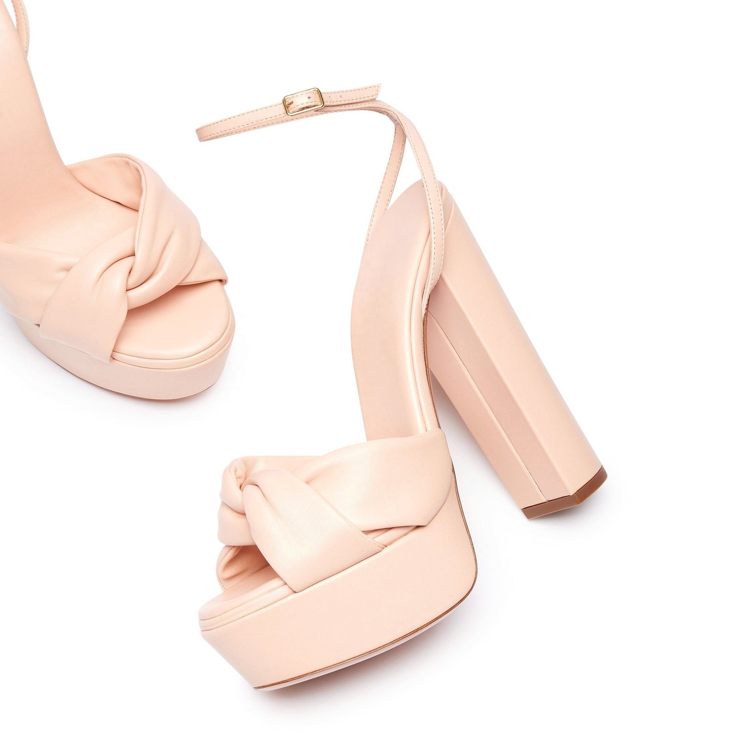Ankle Strap Bow Tie High Heels