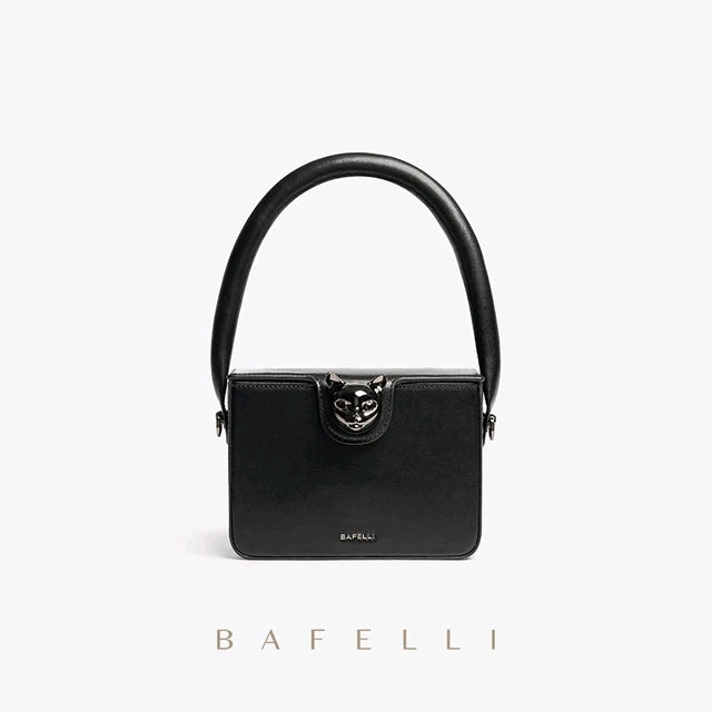 BAFELLI Light Leather Box Handbag