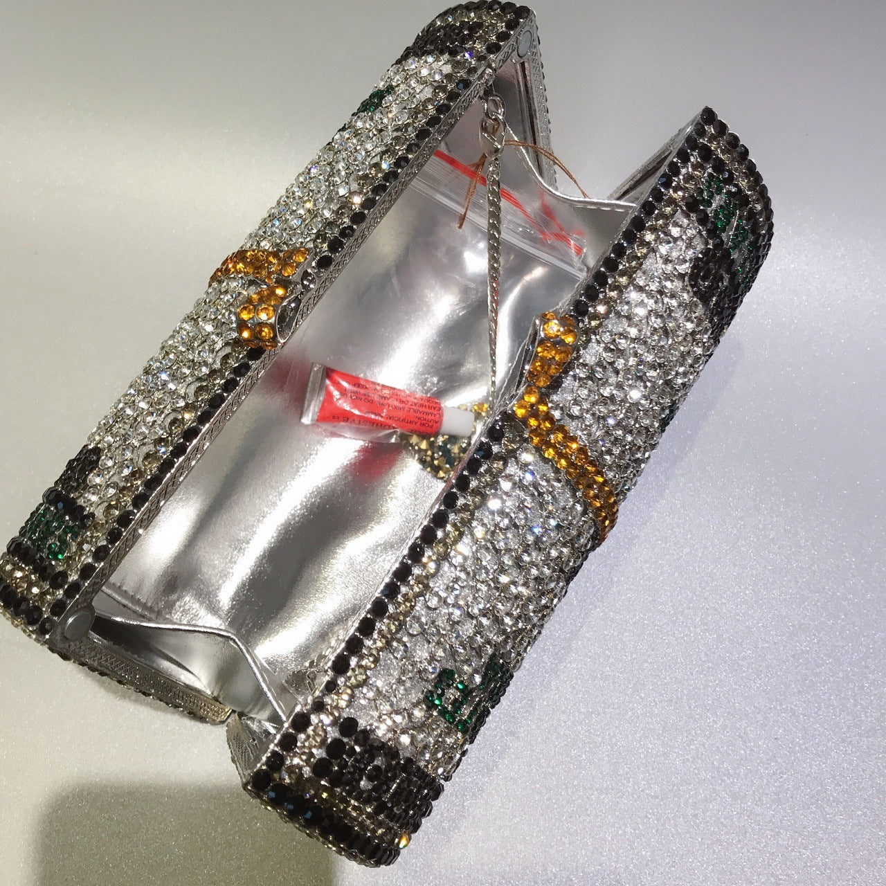 Roll Dollar Crystal Banquet Clutch
