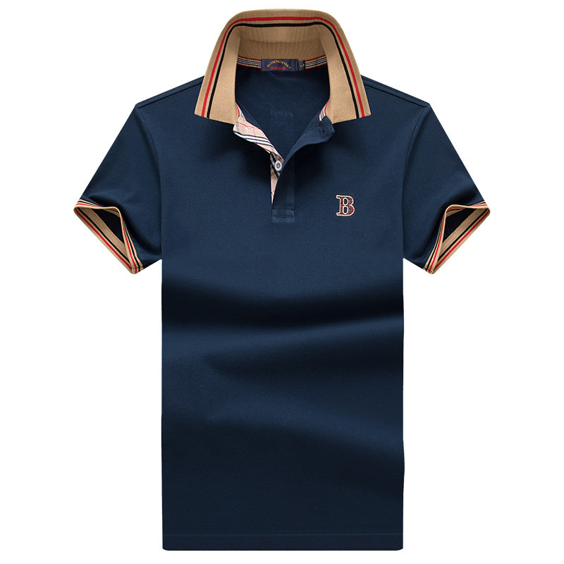 Embriodered Business Short Sleeve Polo