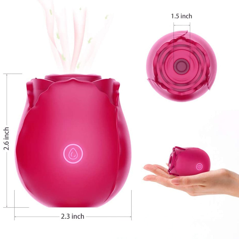Rose Shape Erotic Vibrator