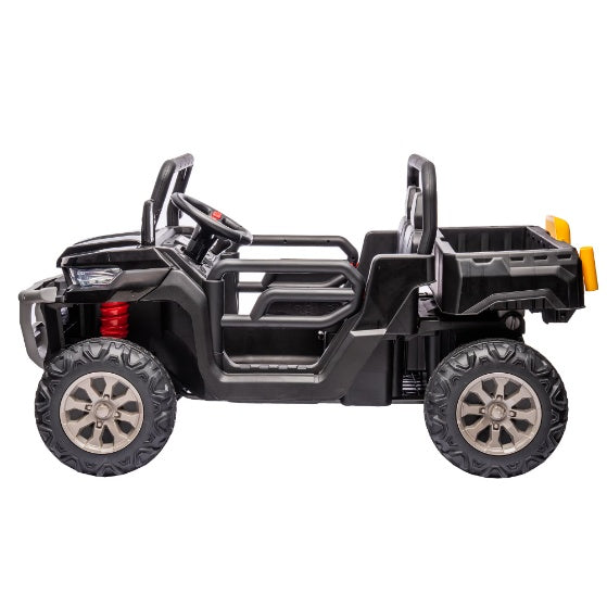 24V Ride On Dump Truck - 2 Seater Kids UTV with Electric Dump Bed