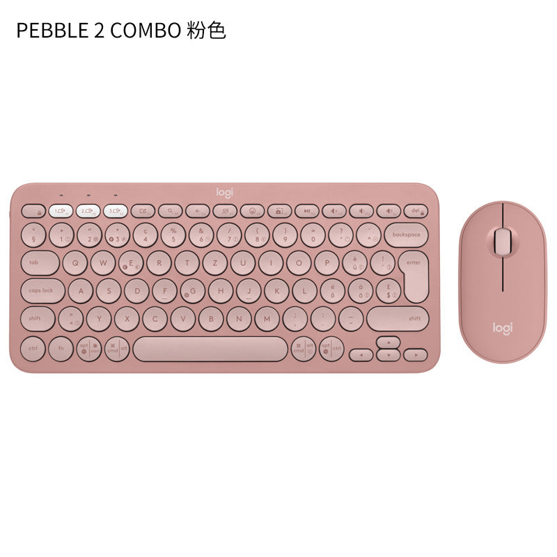 Logitech K380 Mini Bluetooth Wireless Keyboard Tablet Phone Pebble 2 + K390 Set