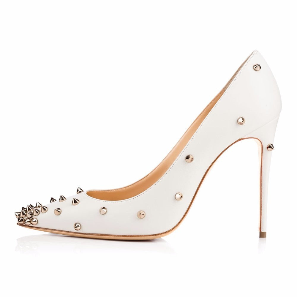 Studded Rivet High Heels