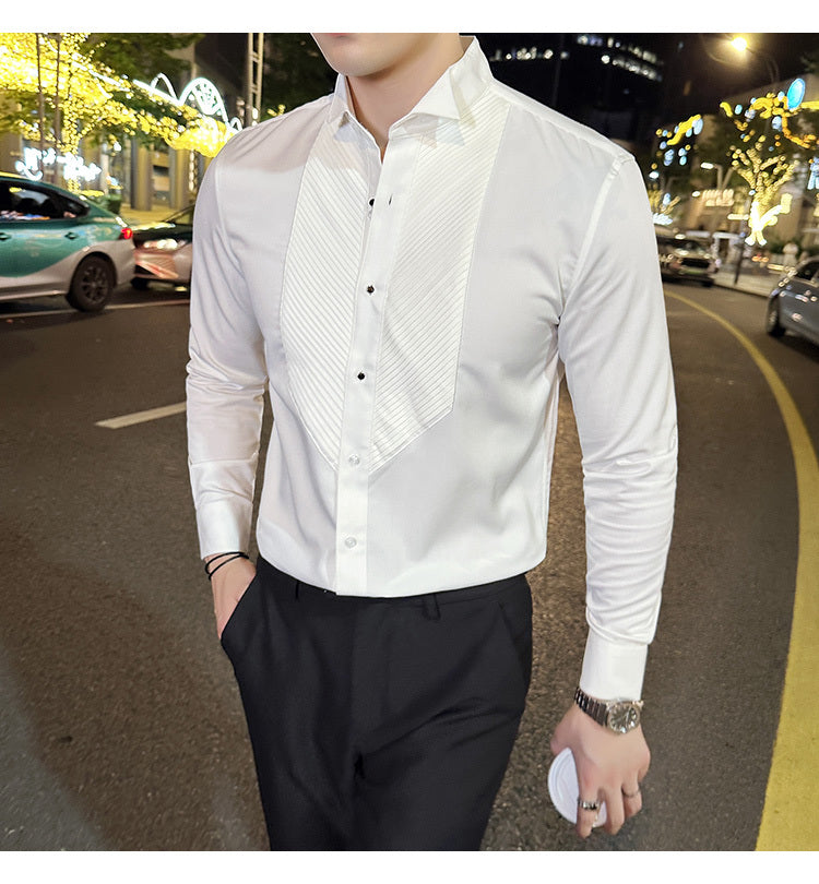 Slim-fit Wedding Formal Button Down