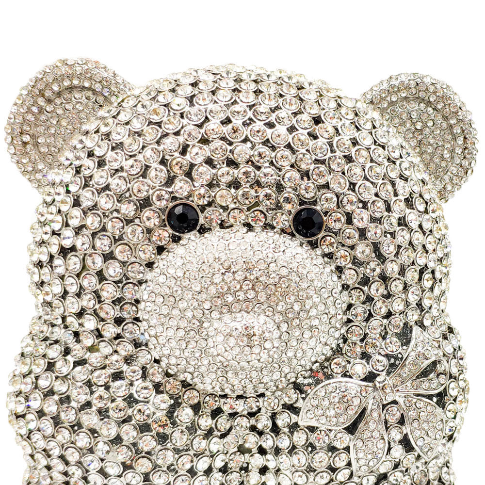 Bear Diamond Clutch Bag