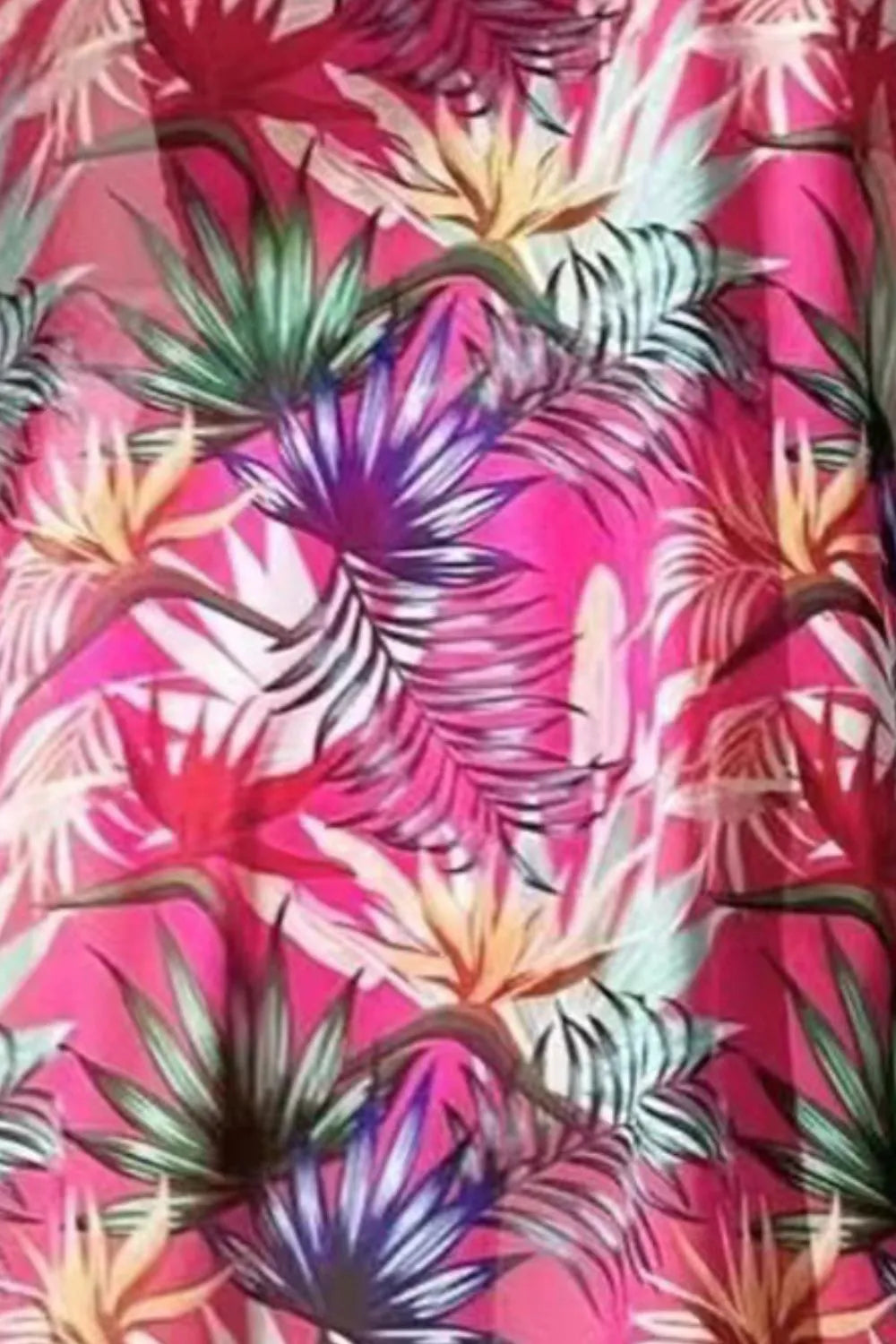 Floral Print Halter Neck Three-Piece Swimsuit