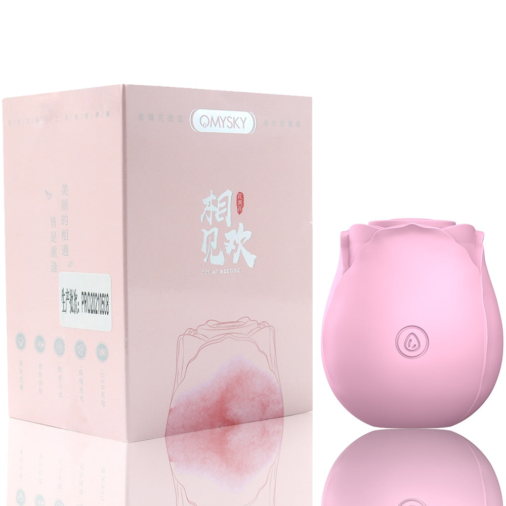 Rose Shape Erotic Vibrator