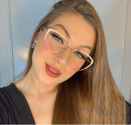 Retro Anti-blue light Metal Glasses