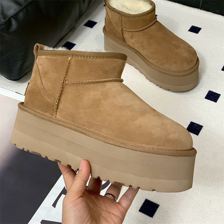 Thick Sole Short Thickened Snow Boots