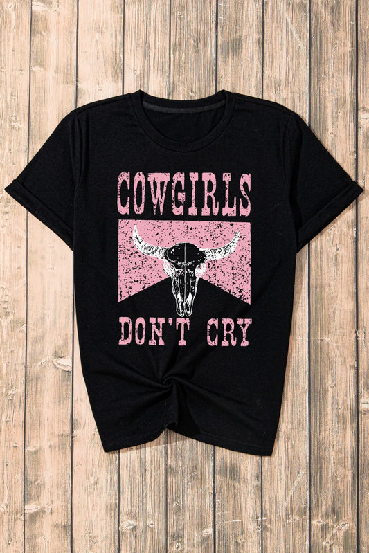 Cowgirls Round Neck Short Sleeve Tee