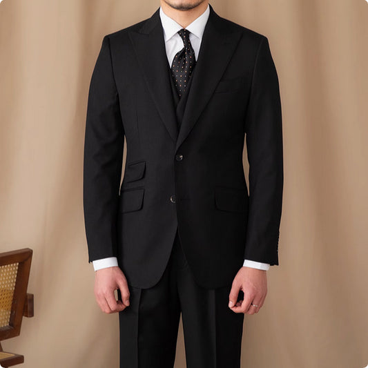 Wool Business Three-Piece Suit
