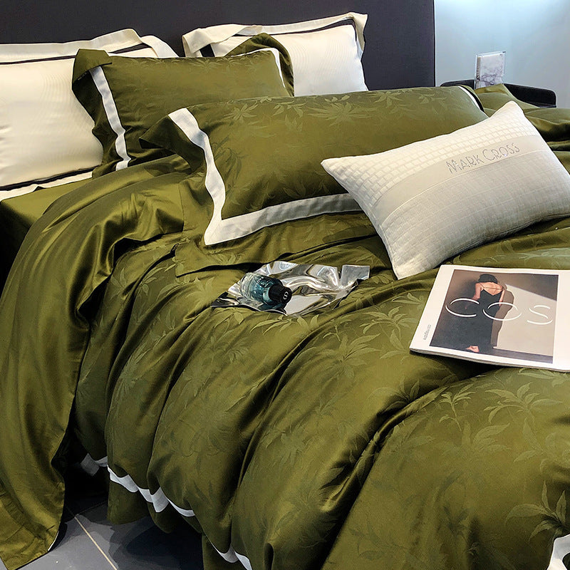 MARK CROSS Minimalist Tencel Cotton Four-piece Bed Set