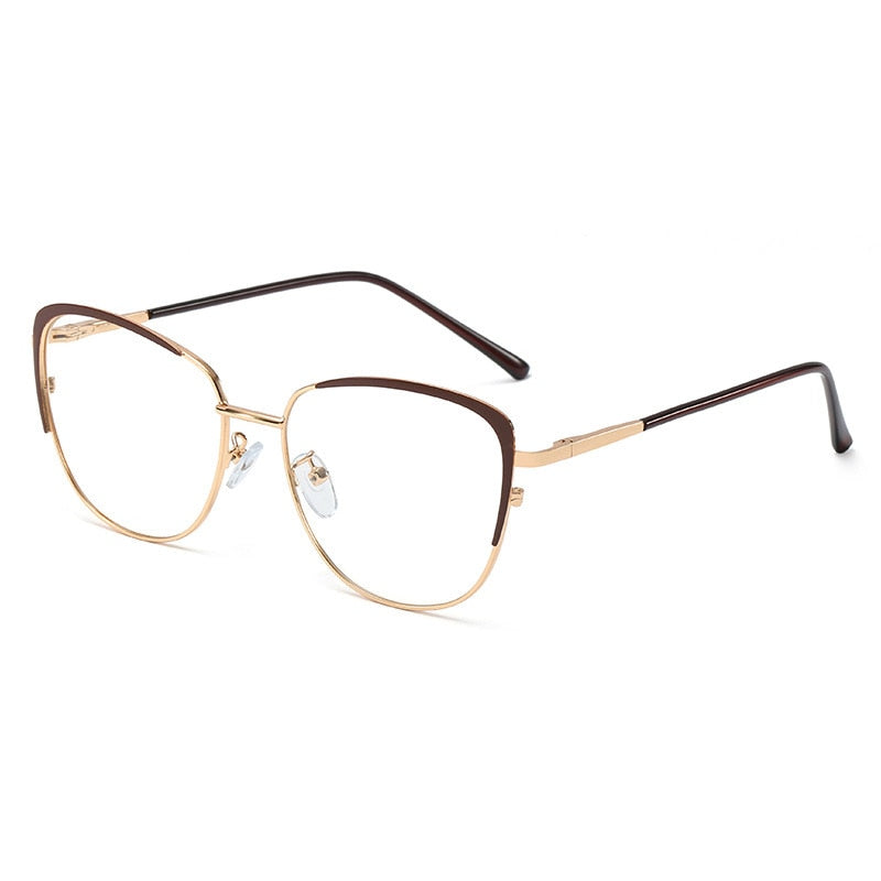 Retro Anti-blue light Metal Glasses