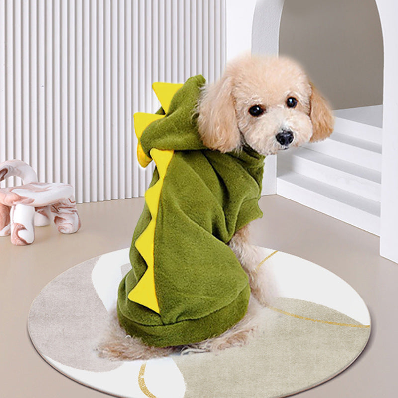 Dinosaur Shaped Dog Halloween Costume