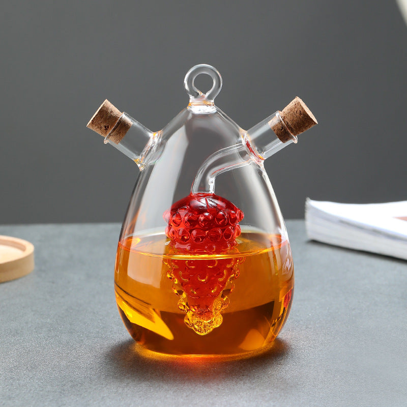 Double-layer 2-in-1 Glass Bottles - Oil, Vinegar, Sauce Bottles